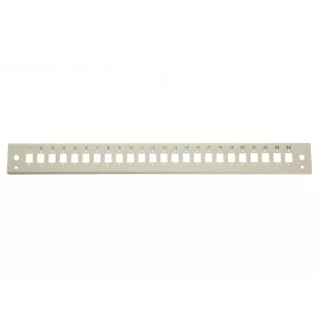 Equip 19 inčni patch panel 24x LC Duplex, SC Simplex, čelik, sivi, 1U