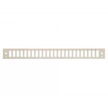 EQUIP 337103 19-inčni 1U optički patch panel, 24x SC-Duplex, čelik, sivi