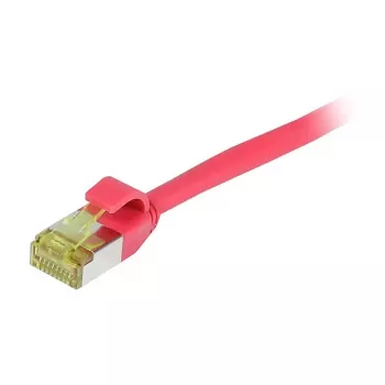 SYNERGY21 CAT6A S/FTP Slim patch kabel RJ45, 10m, crveni, 500MHz, LSZH/TPE Superflex, AWG28, CAT7 sirovi kabel