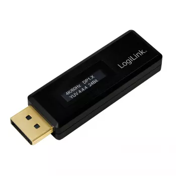 LogiLink CV0112 DisplayPort EDID tester, crni