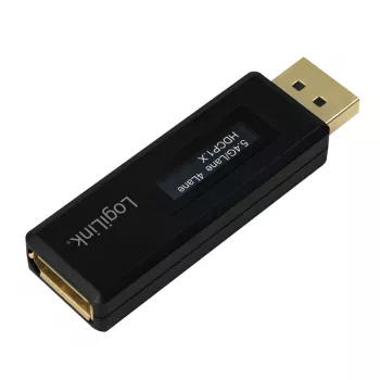 LogiLink CV0112 DisplayPort EDID tester, crni