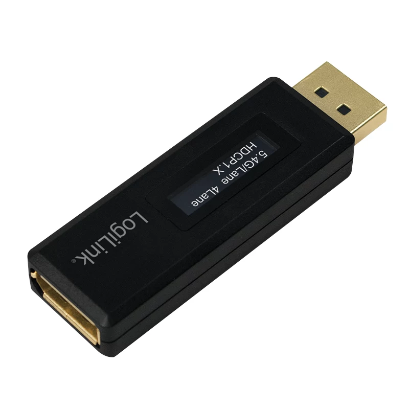 LogiLink CV0112 DisplayPort EDID tester, crni