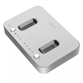 LogiLink USB 3.2 Gen2 docking stanica, 2 ležišta, za M.2 NVMe SSD, funkcija kloniranja