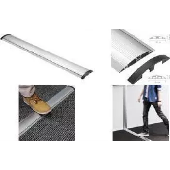 LogiLink podna kabelska rampa, aluminij i ABS, 754 x 139 x 22 mm, skraćiva, srebrna