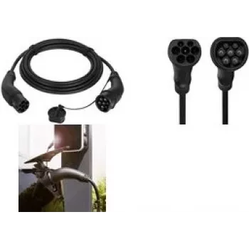 HARTING EVC0106 EV kabel za punjenje Type 2 3-fazni 20 A 11 kW 7,5 m crni
