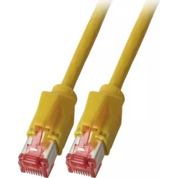 EFB Elektronik K8708GE.050 Cat.6A S/FTP LSZH patch kabel, Daetwyler 7702 TM21, 0,5 m, žuti