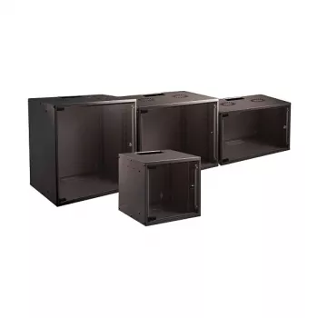 EFB Elektronik BASIC 15U zidni mrežni ormar, 19 inča, 450 mm dubine, crni RAL 9005