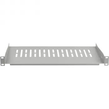 EFB ELEKTRONIK 19 inch 1U fiksna polica, dubina 250 mm, nosivost 10 kg, svijetlosiva RAL 7035