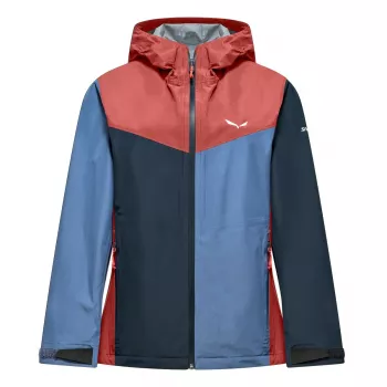 Salewa Puez Aqua 4 PTX 2,5L ženska jakna s membranom, Etruscan Red/Multi, veličina S