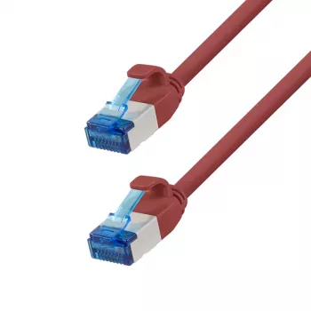 LogiLink SlimLine Cat.6A S/FTP LSZH patch kabel, crveni, 20 m
