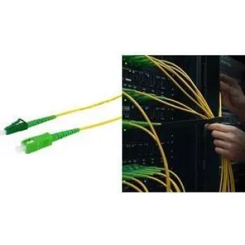 LogiLink FPSLS40 OS2 singlemode optički patch kabel, SC na LC Simplex, 40 m, žuti, LSZH