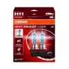 OSRAM NIGHT BREAKER LASER H11 halogena žarulja dvostruko pakiranje 12V 55W PGJ19-2, do 150% svjetlije, 150m duži snop svjetla, 3900K