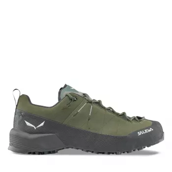 Salewa Wildfire Leather 2 GTX muške planinarske i approach cipele Faded Green/crne EU 41