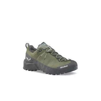 Salewa Wildfire Leather 2 GTX muške pristupne cipele, Faded Green/crne, EU 40.5