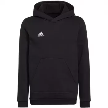 adidas Entrada 22 hoodie dječja majica, crna, 128 cm