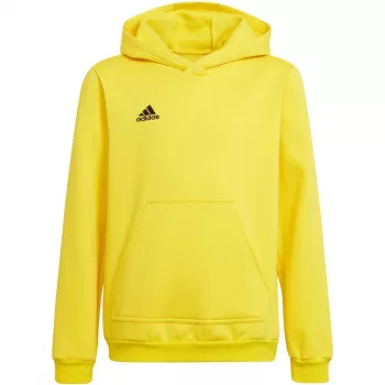 adidas Entrada 22 hoodie, Team Yellow/crni, omladinski, 164