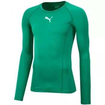 Puma Liga Baselayer Tee LS Men's Long Sleeve T-Shirt Forest Green Size M