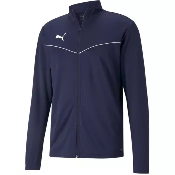 PUMA teamRISE trenirka polijakna, Navy Blue, 657392 06, muška nogometna jakna s punim patent zatvaračem