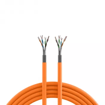 EFB Elektronik INFRALAN instalacijski kabel na kolut 1m SFTP Cat.7 LSZH narančasti