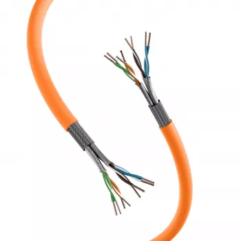 EFB Elektronik INFRALAN instalacijski kabel na kolut 1m SFTP Cat.7 LSZH narančasti