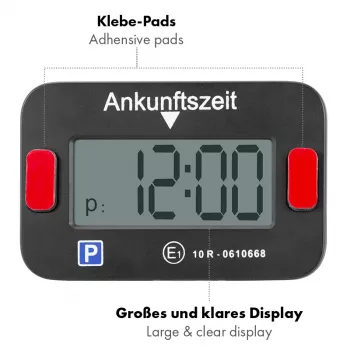 LogiLink elektronički parkirni disk, KBA certificiran, crni