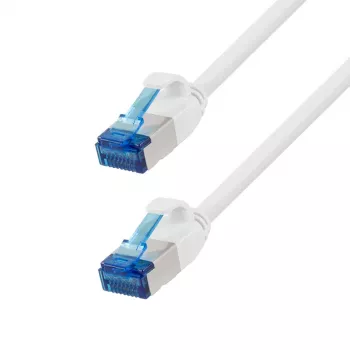 LogiLink Cat.6A Slim S/FTP LSZH patch kabel, bijeli, 5m, SlimLine