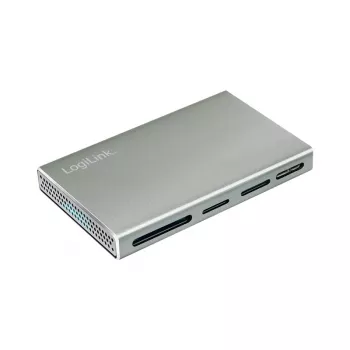 LogiLink USB 3.2 Gen1 5-u-1 čitač kartica, metalno kućište, srebrni