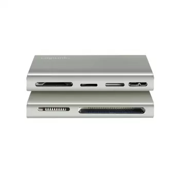 LogiLink USB 3.2 Gen1 5-u-1 čitač kartica, metalno kućište, srebrni