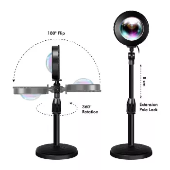 LOGILINK LED lampa Sunset, 5W, s daljinskim upravljačem