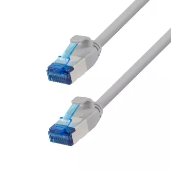 LogiLink Cat.6A S/FTP LSZH Slim Ethernet patch kabel, sivi, 20 m