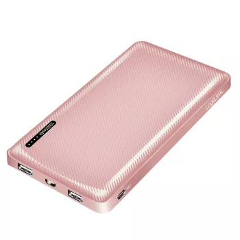 LogiLink mobilna powerbank 10000 mAh LiPo USB-C PD ružičasta