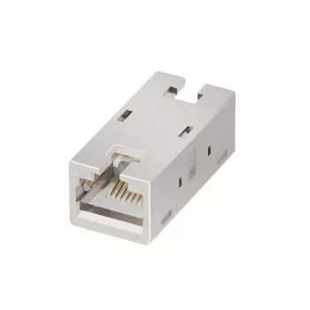 LogiLink Cat.6A oklopljeni RJ45 inline spojnik, metalno kućište, industrijska kvaliteta