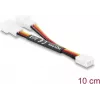 Delock Y kabel za ventilator 1 x 3-Pin utičnica na 2 x 3-Pin utikač 10 cm