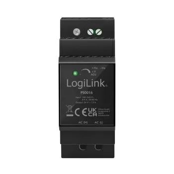 LogiLink PS0016 DIN napajanje za montažu na šinu, 36 W 24 V