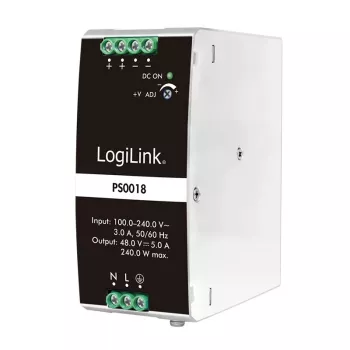 LogiLink Professional napajanje za DIN tračnicu 240 W 48 V