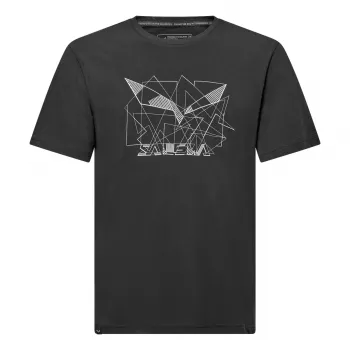Salewa muška majica Eagle Geometric Black Out, veličina L