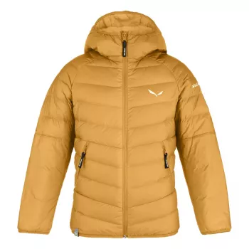 Salewa Brenta RDS dječja pernata jakna Spruce Yellow 104-116 cm