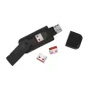 LogiLink AU0054 USB-A blokator porta s 1 ključem i 4 brave, putna verzija, crni