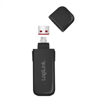 LogiLink AU0054 USB-A blokator porta s 1 ključem i 4 brave, putna verzija, crni