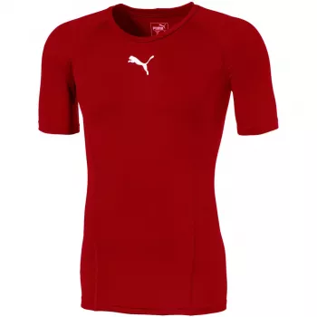 Puma LIGA Baselayer kratkih rukava muška majica crvena 655918 01 XL
