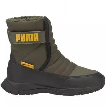 PUMA Nieve WTR AC PS Kids Winter Sneakers Black-White
