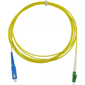 BlueOptics simplex optički patch kabel LC/APC na SC/UPC Singlemode OS2 7m LSZH žuti