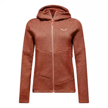 Salewa Puez Rocca PL ženska jakna s kapuljačom Etruscan Red veličina S