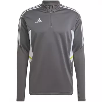 adidas Condivo 22 muška majica za trening 1/2 zip, Grey Two/bijela, HD2312