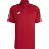 adidas Tiro 23 Competition polo majica, Team Power Red/bijela, muška, S