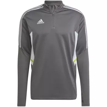 adidas Condivo 22 muška trenirka majica 1/2 zip, siva/bijela, HD2312