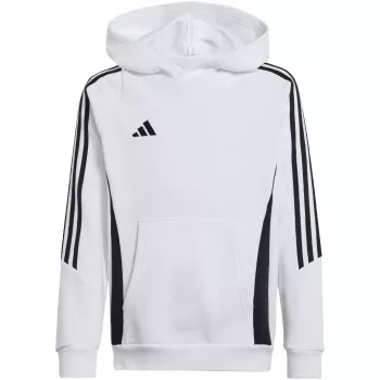 adidas Tiro 24 sweatshirt s kapuljačom, bijeli, IR7506, 164cm