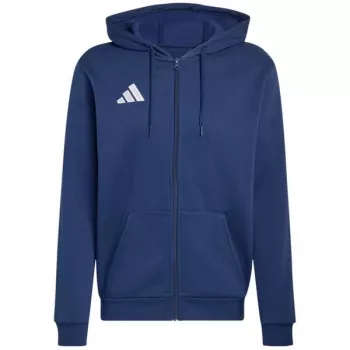 adidas Entrada 26 hoodie s punim patentnim zatvaračem za muškarce, Navy Blue, 2XL