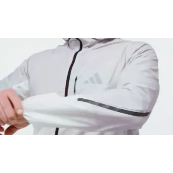 adidas TERREX Xperior CLIMA365 Light Windweave jakna za trčanje crno-bijela XL