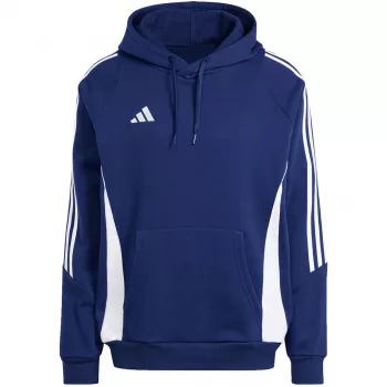adidas Tiro 24 Sweat Hooded Team Navy Blue/bijeli muška nogometna majica s kapuljačom